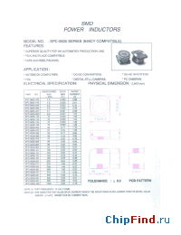 Datasheet SPC-0303-101 manufacturer Micro Electronics